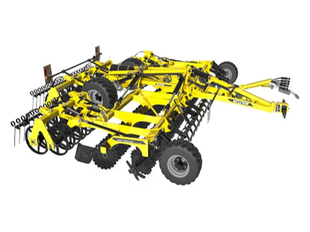 SWIFTERDISC XO 5000 F (CCT) Incorporados Rastrojos. de tiro  5 metros,  plegable c/ rodillo Cross Cutter ,  ajuste hidraulico profundidad  c/ rodillo trasero